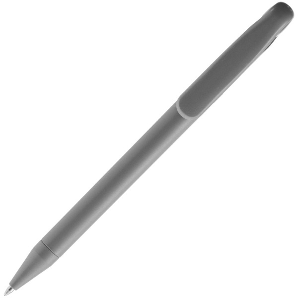 Ручка шариковая Prodir DS1 TMM Dot, серая с черным, 14х1,1 см