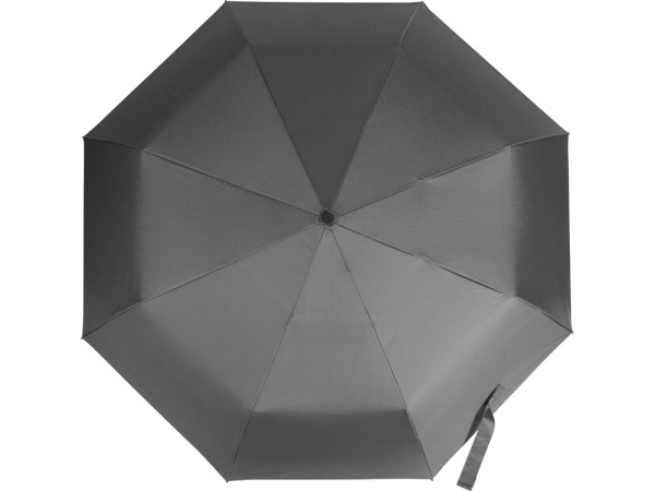 Зонт-автомат Reviver с куполом из переработанного пластика, Цвет светло-серый