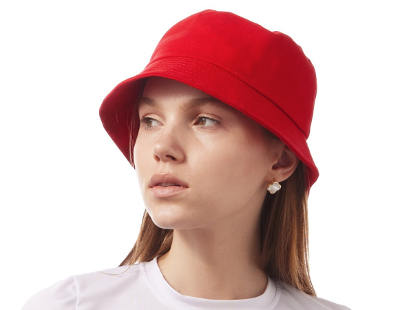 Панама «Manila», унисекс, Цвет красный