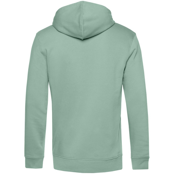 Толстовка с капюшоном унисекс BNC Inspire (Organic), серо-зеленая, XS–3XL