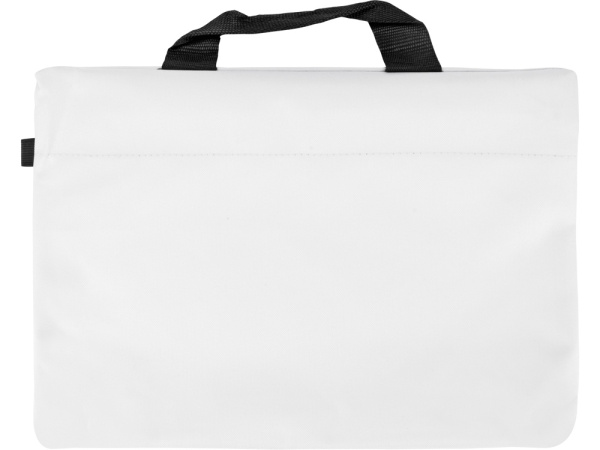 Сумка для конференций «Lando», Цвет белый/черный