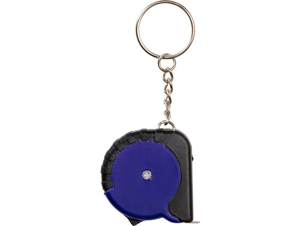 Рулетка-брелок «Habana», 1м, Цвет ярко-синий