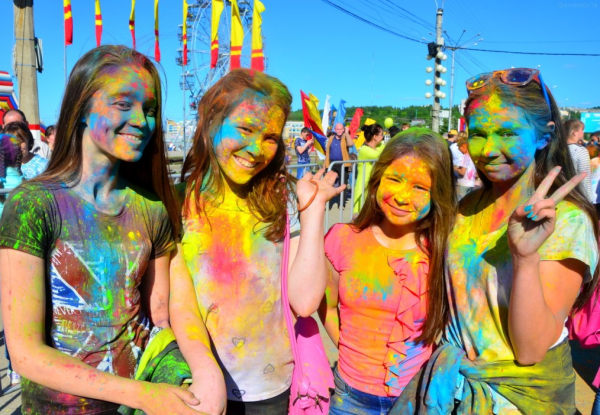 Фестивальная краска "Холи" Genio Kids Яркий цвет праздника, 100 гр