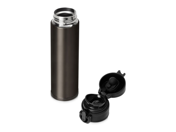 Вакуумная герметичная термокружка «Inter», Цвет темно-серый