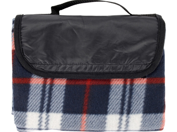 Плед «Шотландия», Цвет синий/белый