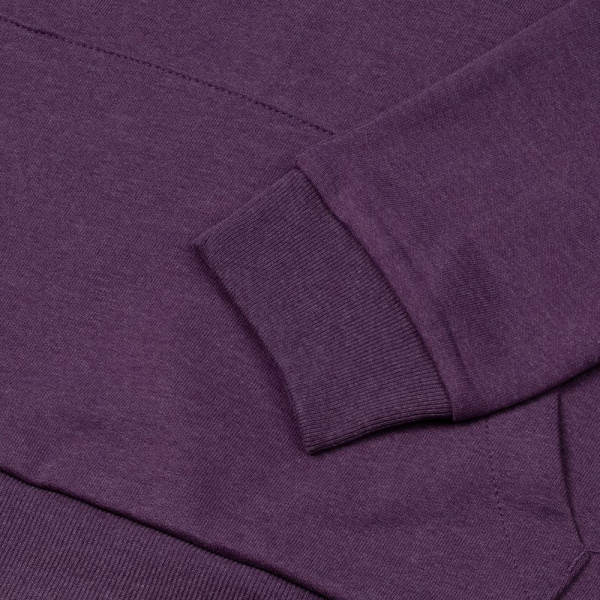 Толстовка с капюшоном унисекс Hoodie, фиолетовый меланж, XS–3XL