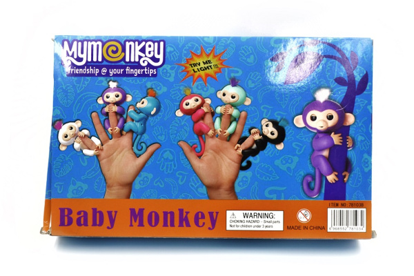 Набор обезьянок Fingerlings на палец