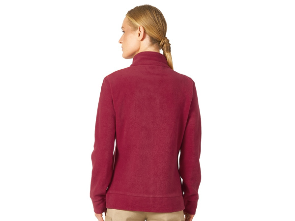 Куртка флисовая "Nashville" женская, Размер XL, Цвет красный/пепельно-серый