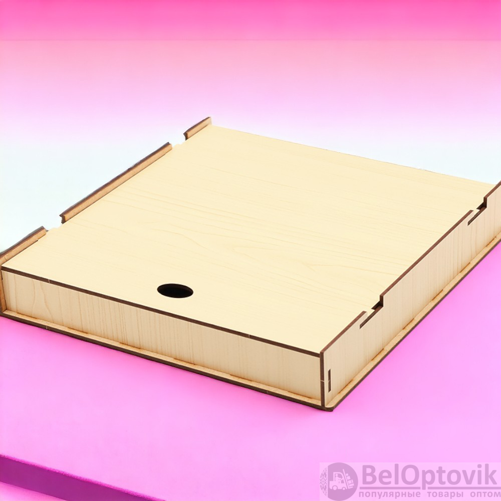 Роскошная Ламинированная Подарочная Коробка из HDF 25,5*25,5*4,5 см
