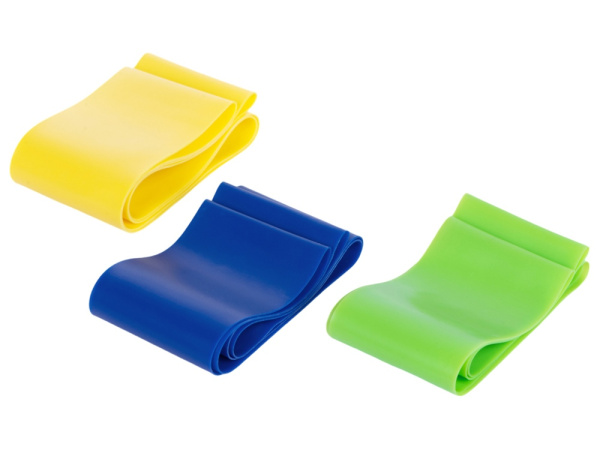 Набор фитнес-резинок «Strong», Цвет зеленый, синий, желтый