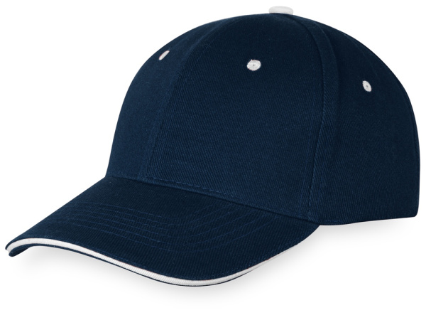Бейсболка «New Castle», Цвет темно-синий/белый