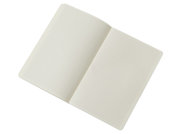 Блокнот в гибкой обложке A5 «Виспи 2.0» в клетку, Цвет красный