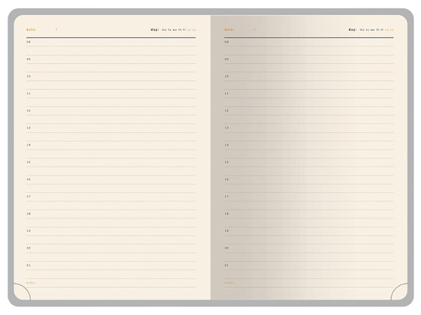 Ежедневник недатированный А5 «Parliament», Размер A5, Цвет черный