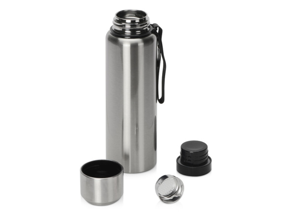 Вакуумный термос «Story», Цвет серебристый