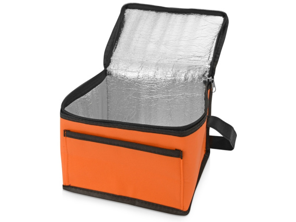 Сумка-холодильник «Альбертина», Цвет оранжевый/черный