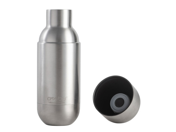 Термос «ORB», квадратная упаковка, Цвет серебристый