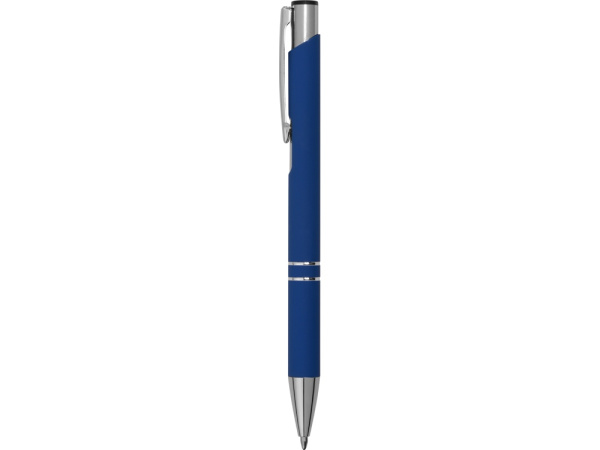Ручка металлическая шариковая «C1» soft-touch, Цвет синий