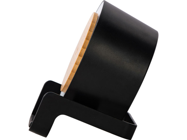 Беспроводная колонка (5 Вт) с функцией беспроводной зарядки (10Вт) «Eclipse», Цвет черный