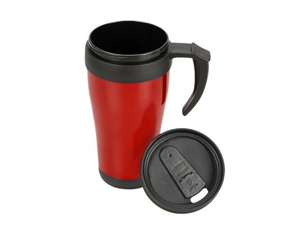 Термокружка «Silence», Цвет красный