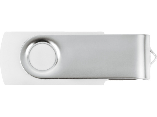 Подарочный набор Flashbank с флешкой и зарядным устройством, Размер 8Gb, Цвет белый/серебристый