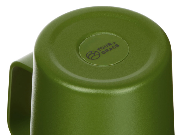 Стальная кружка с двойными стенками и порошковым покрытием «Tibet», Цвет хаки