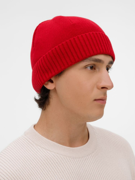 Шапка ComFleece, красная, размер 60-62