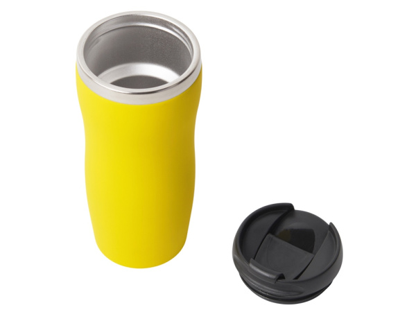 Термокружка «Double wall mug С1» soft-touch, 350 мл, Цвет желтый