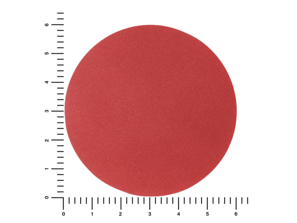 Патч «Круг», nubuk, Цвет красный