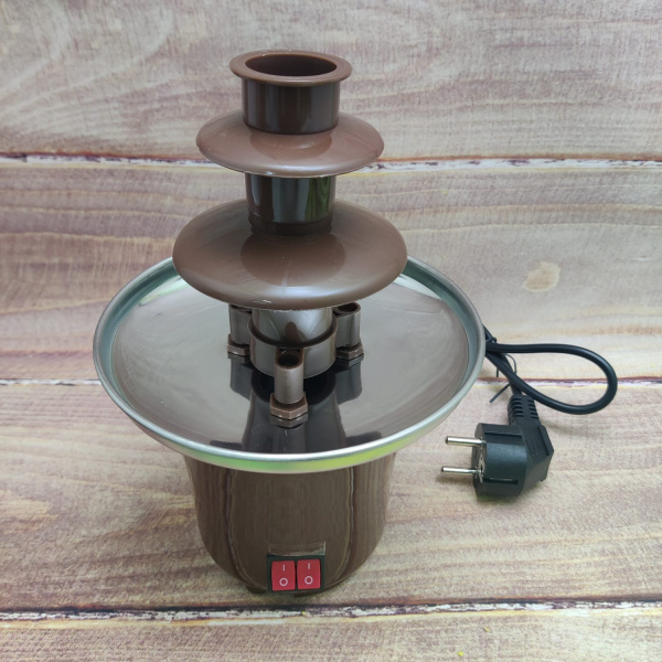 Шоколадный фонтан фондю Chocolate Fondue Fountain Mini
