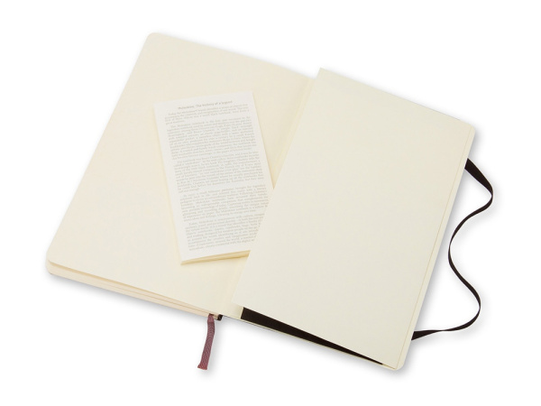 Записная книжка А5 (Large) Classic Soft (в линейку), Цвет черный