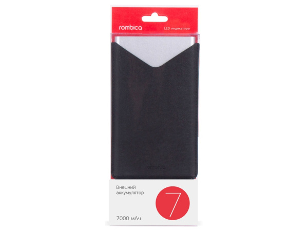 Внешний аккумулятор «NEO AX70L», 7000 mAh, Размер 7000 mAh, Цвет серебристый