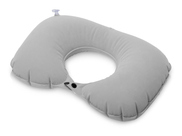 Подушка для путешествия с помпой «Push», Цвет серый
