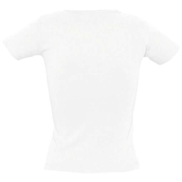 Футболка женская с круглым вырезом Lady 220 белая, S–XXL