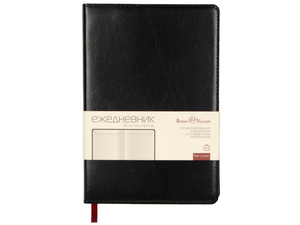 Ежедневник полудатированный портфолио А5 «Profy», Цвет черный