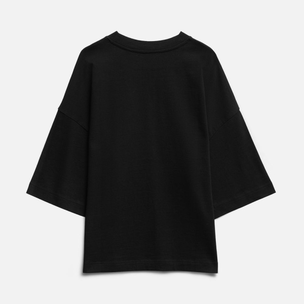 Футболка оверсайз Big Boss, черная, XS–4XL