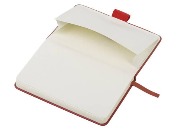 Блокнот А6 в твердой обложке «Vision 2.0» soft-touch, Размер А6, Цвет красный