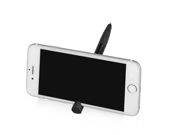 Ручка-стилус металлическая шариковая «Multy», Цвет черный