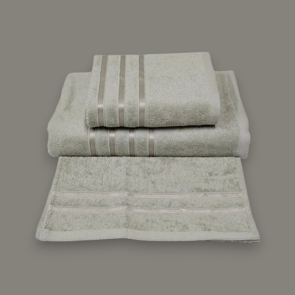 Полотенце набор, 3 размера (70x130, 50x85, 30x50 см), 100% хлопок, высокое качество, плотность 400 г/м², зеленый фисташковый / Нежный комфорт для вашего дома