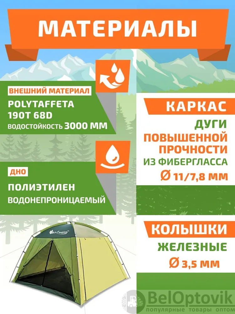 Универсальная туристическая шатер - палатка