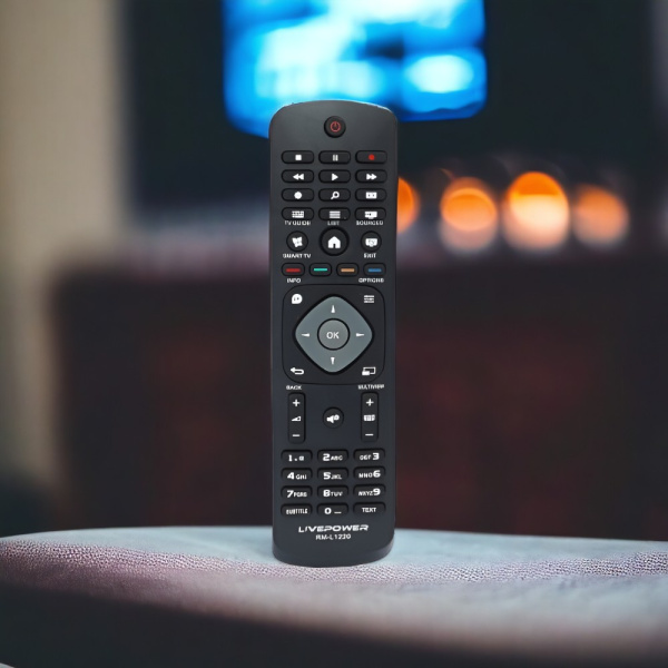 Пульт д/у универсальный RM-L1220 для телевизоров PHILIPS, IR интерфейс, радиус до 10 м, черный / Надежность и качество управления