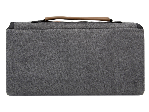 Плед для пикника «Campster», Цвет светло-серый, коричневый