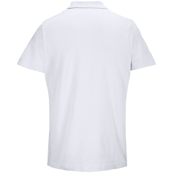 Рубашка поло унисекс Pulse, белая, S–5XL
