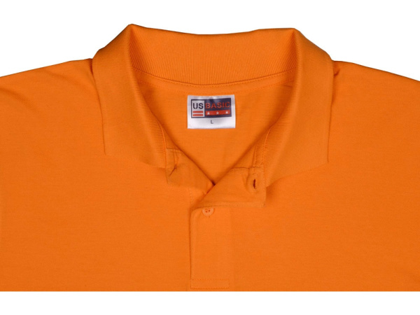 Рубашка поло "First" мужская, Размер L, Цвет оранжевый