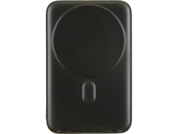 Магнитный внешний беспроводной аккумулятор «GenerIQ»,QC/PD, 10000 мАч, Цвет черный