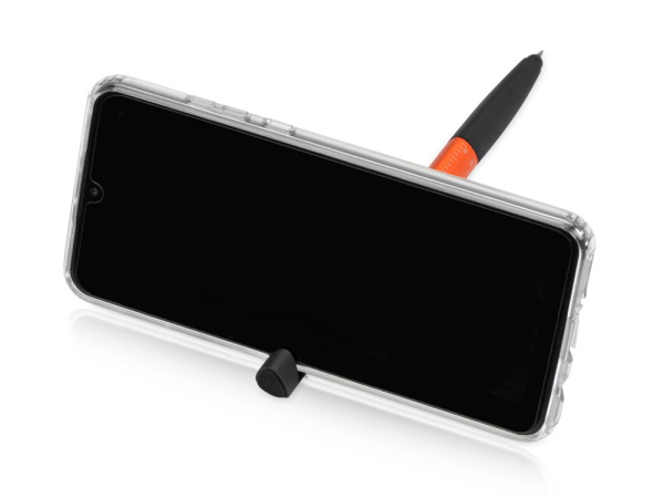 Ручка-стилус металлическая шариковая «Multy», Цвет оранжевый