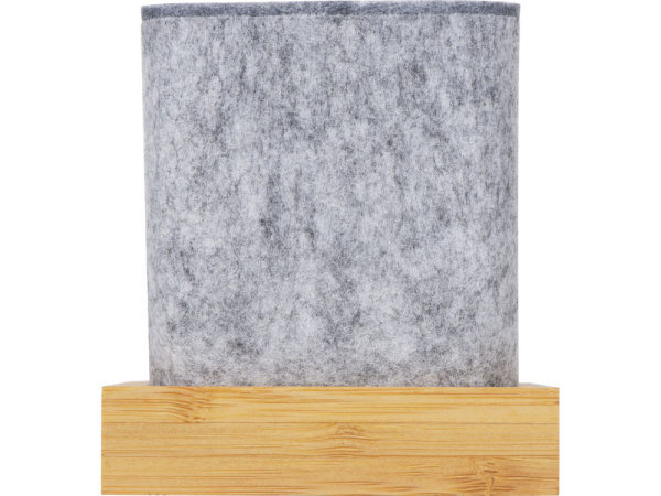 Подставка для ручек и телефона из бамбука «Takeshi», Цвет натуральный, серый