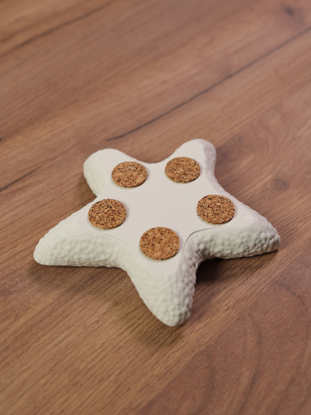 Морская звезда - Подставка для мелочей и украшений из гипса декоративная, арт. g003009