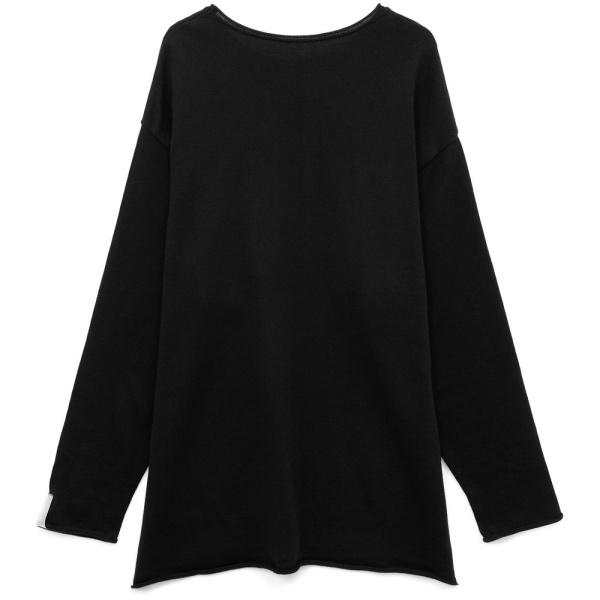 Лонгслив унисекс Siluetti Fuori, черный, S/M, L/XL