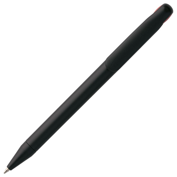 Ручка шариковая Prodir DS1 TMM Dot, черная с красным, 14х1,1 см
