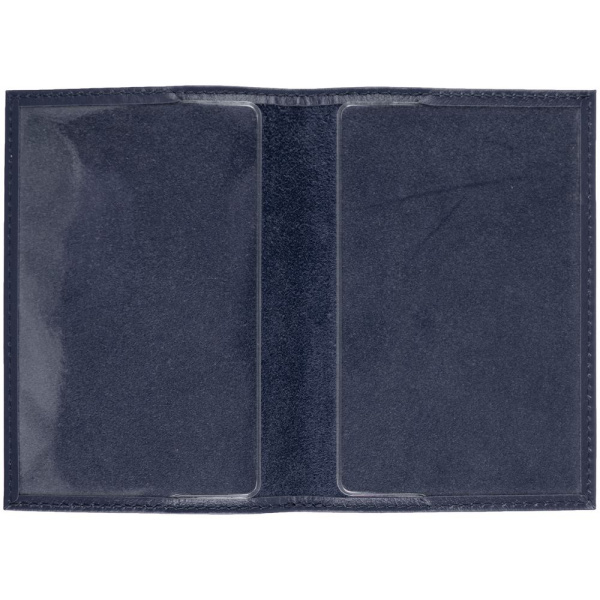 Обложка для паспорта Top, синяя, 13,8х9,5 см